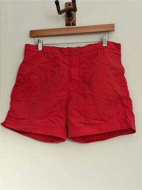 Men's Red Casual Shorts